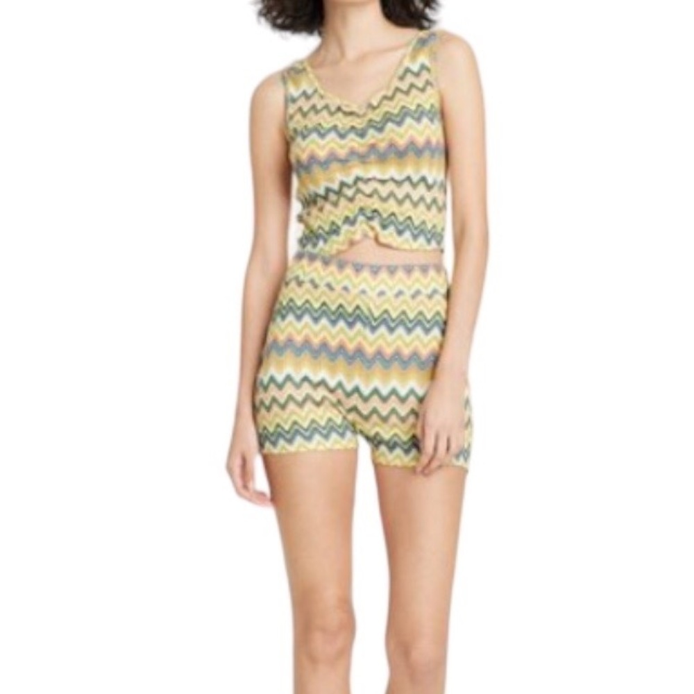 NWT Colsie Chevron Print Tiny Tanks Short Set Loungewear PJs L